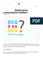 ¿Qué Es El Diseño de La Comunicación Gráfica