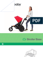 O2 Stroller Base Illustrated Folder Text Booklet Warranty