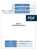 Unidad Ii Programacion Lineal PDF