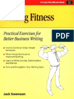 Writing Fitness Practical Exercises For Better Business Writing