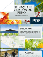 El Turismo en La Región de Puno