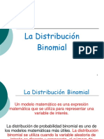 La Distribucic3b3n Binomial