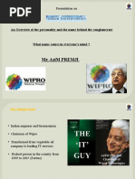 Mr. Azim Premji: An Overview of The Personality and The Name Behind The Conglomerate