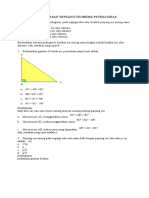 Soal Dan Pembahasan Tentang Teorema Pythagoras SMP