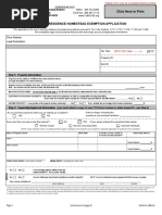 Homestead Form