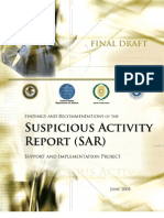 Suspicious Activity Report (SAR) Support and Implementation Project