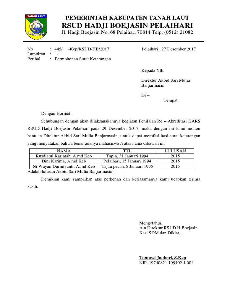 Surat Pernyataan Verifikasi Ijazah Alumni Uns - IMAGESEE