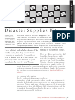 Prepare for Disasters with an Essential Supplies Kit