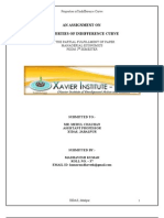 An Assignment On Properties of Indifference Curve Original