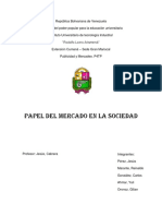 Papel Del Mercado en La Sociedad PDF