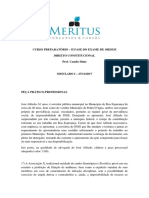 Simulado I - Meritus Constitucional
