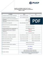 Calendario Acádemico RPU PUCP 2018-1