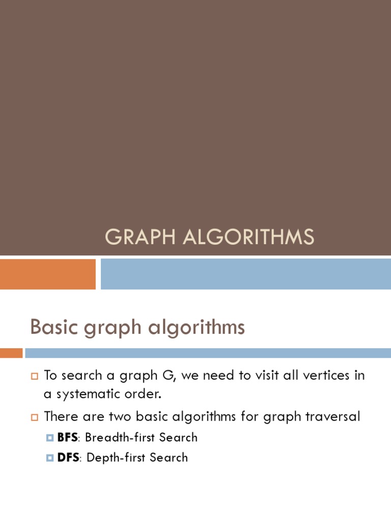 Graph Traversal: BFS and DFS Explained | PDF