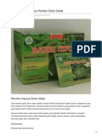 Kapsul Daun Maja Herbal Obat Gatal