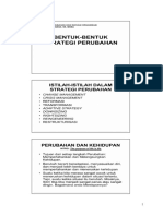 Hand Out Manajemen Perubahan, Strategi Perubahan, Teori Perubahan, Melihat Dan Menyelesaikan Perubahan, Dan Seeing and Believing