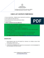 Check list contrato temporário CREDE 1