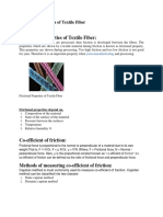Frictional Properties of Textile Fiber