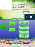 EDUP 3073 Topik 2 Sosiobudaya Dan Teori Sosial