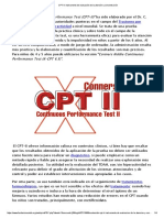 CPT-II_ Instrumento de Evaluación de La Atención y Concentración