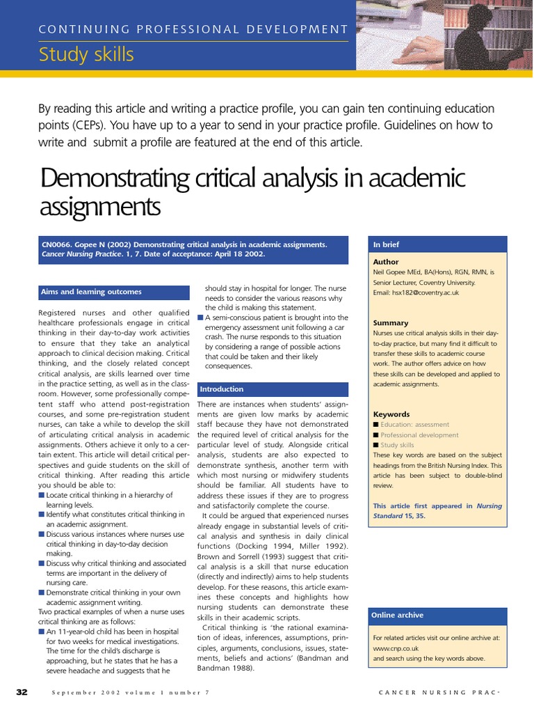 Pdf critical thinking skills image