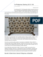 Batik Fabric Manila Philippines Starting US 199 PDF