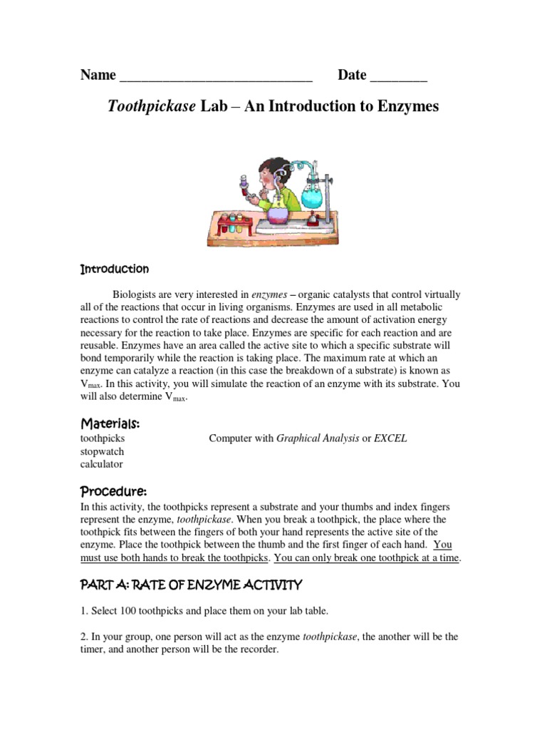 Determining the Effects of Substrate Concentration, Temperature, and