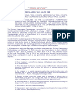 SC Guidelines On Barangay Conciliation Proceedings