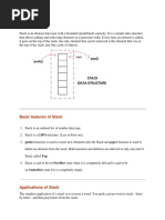 Stack and Queue