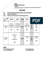 Tentatif Kursus PPT SK Asam Jawa