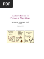 An Intro To Python and Algorithms