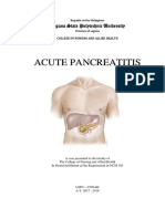 Acute Pancreatitis: Laguna State Polytechnic University