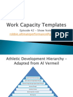 Episode 42: Work Capacity Templates - Podcast Show Notes