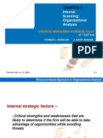 Internal Scanning: Organizational Analysis: Strategic Management & Business Policy