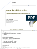 Reward and Motivation: - Enabling Effective and Efficient Professionals