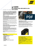 Caddy Mig C200i: Portable MIG/MAG Welding Unit With Built-In Wire Feeder For Ø200 MM Spools