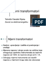 Mjerni transformatori