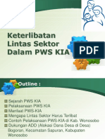 Keterlibatan Lintas Sektor Dalam PWS KIA