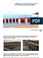 By Installation of Godbole Type Automatic Gates: Upgradation of K.T. Weirs To