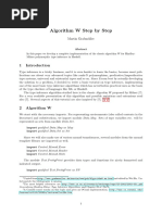 Algorithm W Step by Step: Martin Grabm Uller