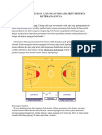 Ukuran Lapangan Bola Basket dan Ring Basket Lengkap Dengan Gambarnya