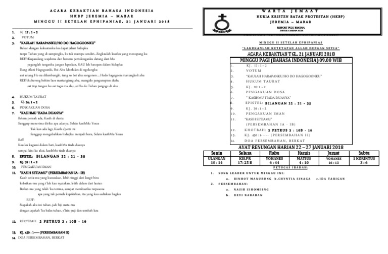 Acara Remaja 21 Jan