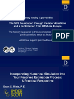 Incorporating Numerical Simulation Into Your Reserves Estimation Process Rietz Dean