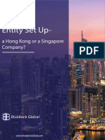 Entity Set Up A Hong Kong or A Singapore Company