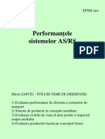 Performantele Sistemelor as RS