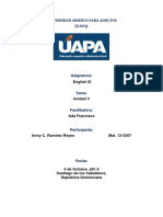 Universidad Abierta para Adultos (UAPA) : English III