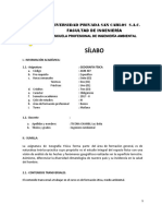 Silabo de Geografia Fisica