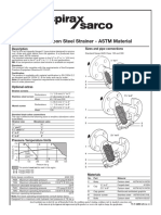 Fig. 34 Carbon Steel Strainer - ASTM Material: Description Sizes and Pipe Connections