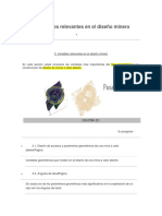 Seccion 3 - Variables Relevantes en El Diseño Minero