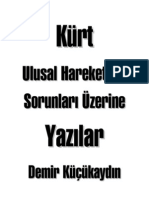 Kürt Ulusal Hareketinin Sorunları - Demir Küçükaydın