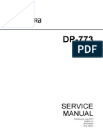 Service Manual: Published in July 2013 843PH110 3PHSM060 First Edition